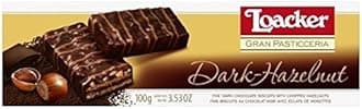 LoackerDark Chocolate Hazelnut Biscuits 100g - Pack of 2