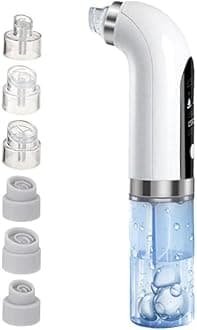Blackhead Remover Vacuum Blackhead Remover Vacuum Suction Facial Pore Cleaner Whitehead Extractor Tool with 6 Suction Probes