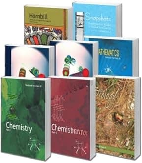 NCERTSHOP NCERT Class 11 Book Set of 8 Textbook for Class XI | Physics Part 1 and 2 +Chemistry Part 1 and 2 + Biology + Mathrmatics + English Snapshot and Hornbill | 11th Class 2024-25 Edition (English Medium) 11th Books Set