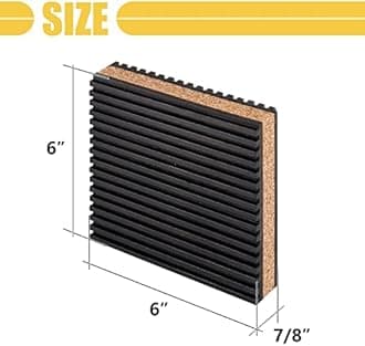 Rubber & Cork Anti Vibration Pads