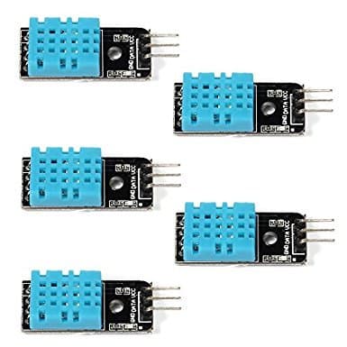 Roy Temperature and Humidity Sensor Module, DHT11 for Arduino Raspberry Pi 2 3, 5 Packs with Dupont Line