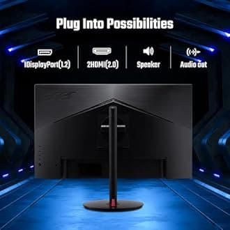 Acer Nitro XV272U V3 27 inch IPS WQHD 2560 x 1440 Pixels Gaming Backlight LED LCD Monitor I Delta E<1, DCI-P3 95% I 180Hz Refresh Rate, 0.5ms Resonse Time I HDR 400 I AMD Free Sync I Eyesafe Certified