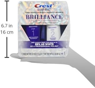 Crest Brilliance Daily Cleasning Toothpaste And Whitening Gel System - 4 Oz