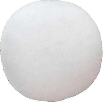 MoonRest Round Pillow Insert Hypoallergenic Polyester Form Stuffer-%100 Cotton Blend Covering for Sofa Sham, Decorative Pillow, Cushion and Bed - 22 Inch Diameter
