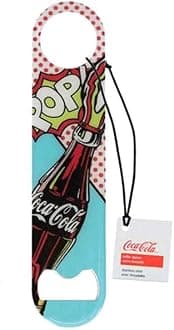 Tablecraft Coca-Cola "Pop Fizz" Flat Bottle Opener, Red