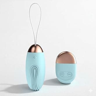 ZYLLION Shark Egg Design Personal Massager for Body Relaxation|Multiple Modes|Quiet & Portable Handheld Massager|Rechargeable Massager for Neck Back| Shoulders & Muscle Relief – Blue