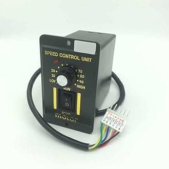 JEEFUSE 220V AC Motor 5M40GN-C High Speed Motor 1400/2800rpm Induction Speed 40W Regulation Motor+Speed Controller (Size : 220V 2800RPM)