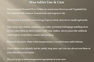 Sachet Tablet Handmade Wax Sachet Lavender Scents Home Fragrance for Air Freshner, Wardrobe Freshener, Closets, Drawers, Cupboards, Car, Shoes Racks, Kitchen (Lavender Pack of 3)