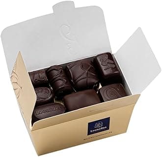Leonidas Dark Chocolates, Premium Belgian Chocolate, Assorted Praline, Butter Creams, Truffles & Ganache, in Gift Boxin a Gift Box (250g 14pc approx)