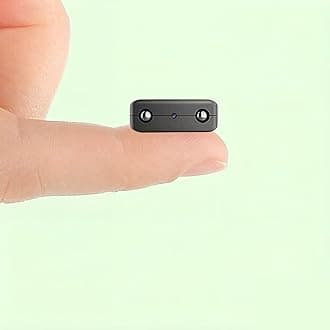 W-Mini Security Camera with 64GB SD Card, Battery Powered, HD Video, Night Vision, Motion Detection, Cloud Storage, Wi-Fi & Offline Mode, for Indoor/Outdoor Use