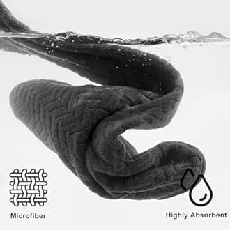 Ferdilan 4 Pack Large Bath Towels Set 35"x70" Grey Oversized Bath Sheet Chair Towels, 600 GSM Ultra Soft & Absorbent Towels for Bathroom, Quick Dry Towel for Gym Hotel Camp Pool