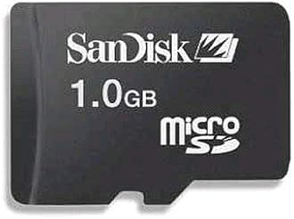 SanDisk 1GB microSD Memory Card w/Adapter