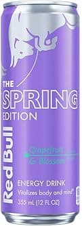 Red Bull Spring Edition Energy Drink, Grapefruit, 12 fl. oz. Can, with 114mg Caffeine, Taurine & B Vitamins