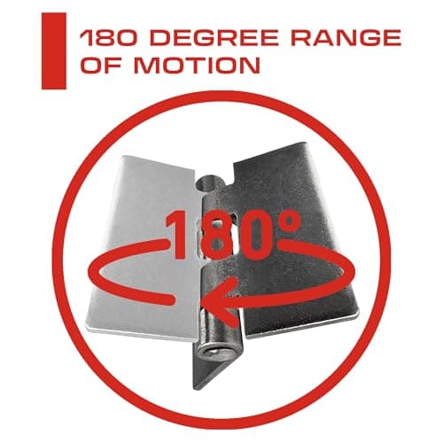 6” Heavy Duty Weldable Hinges – Book Hinge – Weld On Hinges - Steel Butt Hinge - Weld On Butterfly Hinges for Heavy Gates & Doors - Weldable Steel Hinge - Metal Weld Hinges