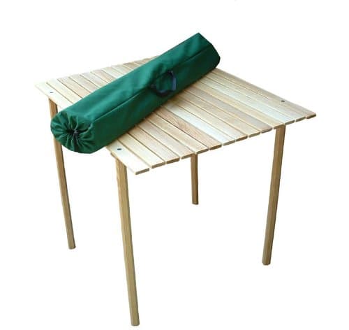 Roll Top Wooden Picnic / Beach Table