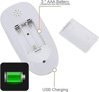 TENS Machine for Pain Relief, TENS Electric Massager with 6 Massage Modes and 8 Replacement Pads, Rechargeable Electric Massager for Back, Joint Pain Relief (White)