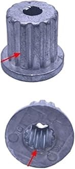 MiJob Compatible for LG Washing Machine Pulsator Core Center 11 Teeth Inside and 15 Teeth Outside Gear Rotating Pulsator Plate Metal Axis Spare