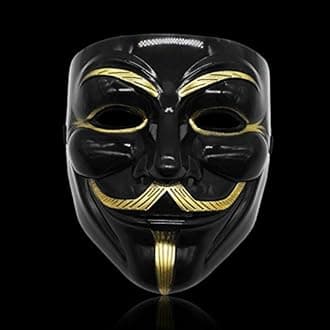 Halloween Cosplay Anonymous V for Vendetta Mask for Costume Party Favor Decoration