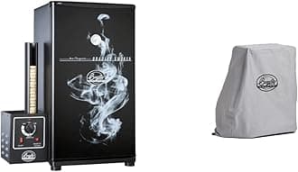 Original Bradley Smoker BS611 4-Rack Electric Smoker and Waterproof Cover