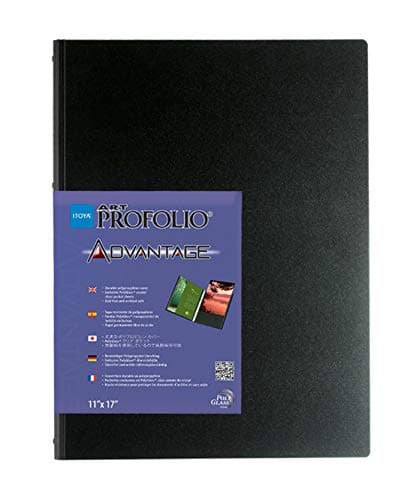 ProFolio by Itoya, Art Profolio Advantage, 24 Sheets Presentation Book - Portrait, 4 x 6 Inches