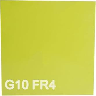 G10 FR4 Sheet Fiberglass Panel, Epoxy Resin Panel, 235x235x5mm Yellow
