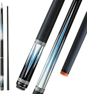 KONLLEN Carbon Fiber Pool Cue Stick 58" Billiard Cue Sticks Professional Low Deflection Pool Sticks with 10.5mm/11.5mm/12.5mm Tip