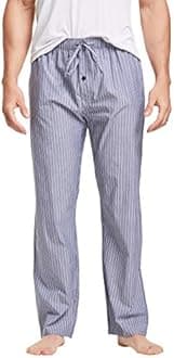 Men's 100% Cotton Poplin Pajama Lounge Sleep Pant