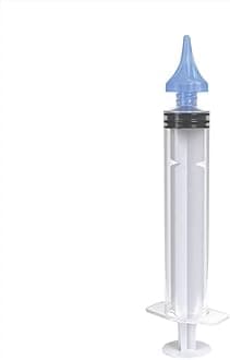 EZY DOSE Ear Wax Removal Syringe Tri-Stream Tip, Prevents Ear Infections, Safe and Effective, Easy to Use, Perfect for Kids and Adults, 20mL Capacity Clear, BPA Free
