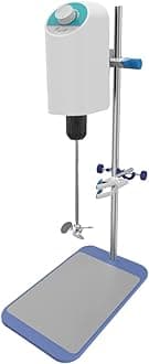 JOANLABElectric Overhead Stirrer Mixer Laboratory Industrial Liquid Mixer Stirring 10,000mPa.s,10L,100-2000RPM Adjustable