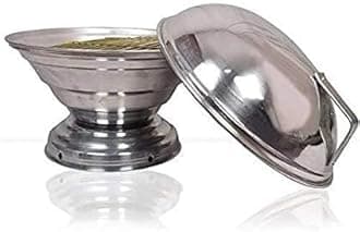 NUVIKA'S Aluminium Multi Purpose Oven, Gas Tandoor, Barbeque Grille/Bati/Pizza Maker, Set of 1 Pc, (Silver)