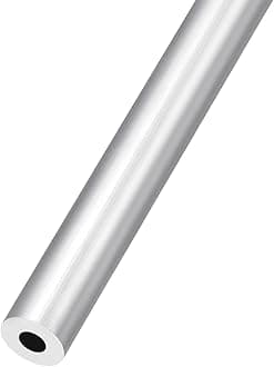 METALLIXITY 6063 Aluminum Tube (12mm OD x 5mm ID x 300mm L), Aluminum Round Tubing - for Home Furnishing, Machinery, DIY Handicraft