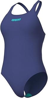 arena Solid Swim Pro Team Women's One-piece Swimsuit, Quick-drying, Sports Swimsuit in arena MaxLife ECO-FABRIC with Maximum Chlorine Resistance and UPF 50+ UV Protection