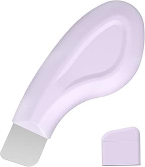 Sookga Blackhead Remover Tool, Silicone Face Scraper for Deep Cleansing, Skin Scrubber Face Spatula, Nose Blackhead Remover, Skin Care Tool for Men and Women (Purple)