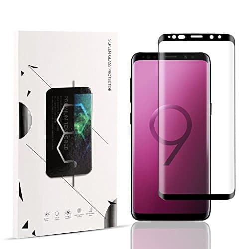 Galaxy S9 Plus Screen Protector, YISCOR S9 Plus Hard Tempered Glass [Case Friendly] 3D Curved HD Clear Anti-Scratch Anti-Fingerprint and Bubble Free for Samsung Galaxy S9+