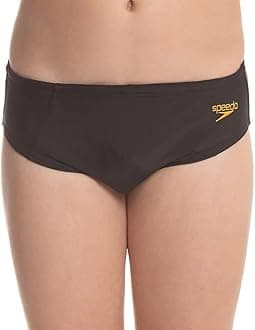 Speedo Lycra 6.5Cm Brief for Boys (Color: Black/Mango)