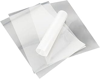 PDMS Film Polydimethylsiloxane Elastomer Film Low Modulus Pure Organic Transparent Silicone Film Sheet 200 x 300mm(0.050mm)