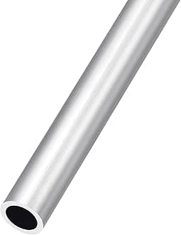 METALLIXITY 6063 Aluminum Tube (12mm OD x 9mm ID x 300mm L), Aluminum Round Tubing - for Home Furnishing, Machinery, DIY Handicraft