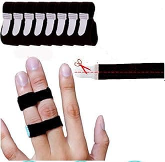 Broken Finger Wraps, 9 Pack Finger Buddy Straps, Finger Splint Buddy Tape for Jammed and Broken Fingers