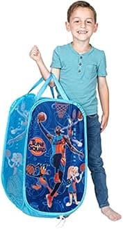 Franco Kids Room Collapsible Storage Bin Pop Up Hamper, One Size, Space Jam 2 A New Legacy