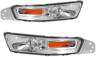 Carpartsinnovate Fits 05-09 Ford Mustang Clear Bumper Lights Signal Lamps Left+Right Pair