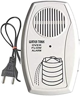 Veetex Water Tank Overflow Alarm Siren with Voice Sound, Wired Sensor Security System Water Alarm Bell