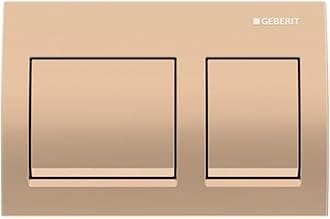 Flush Plate | Rectangular | Alpha 35 series | 115.045.QA.3 | 2 years warranty | Front Actuation Dual Push Plate for Concealed Tank | Compatible with Concealed Flush Tank (Red Gold)