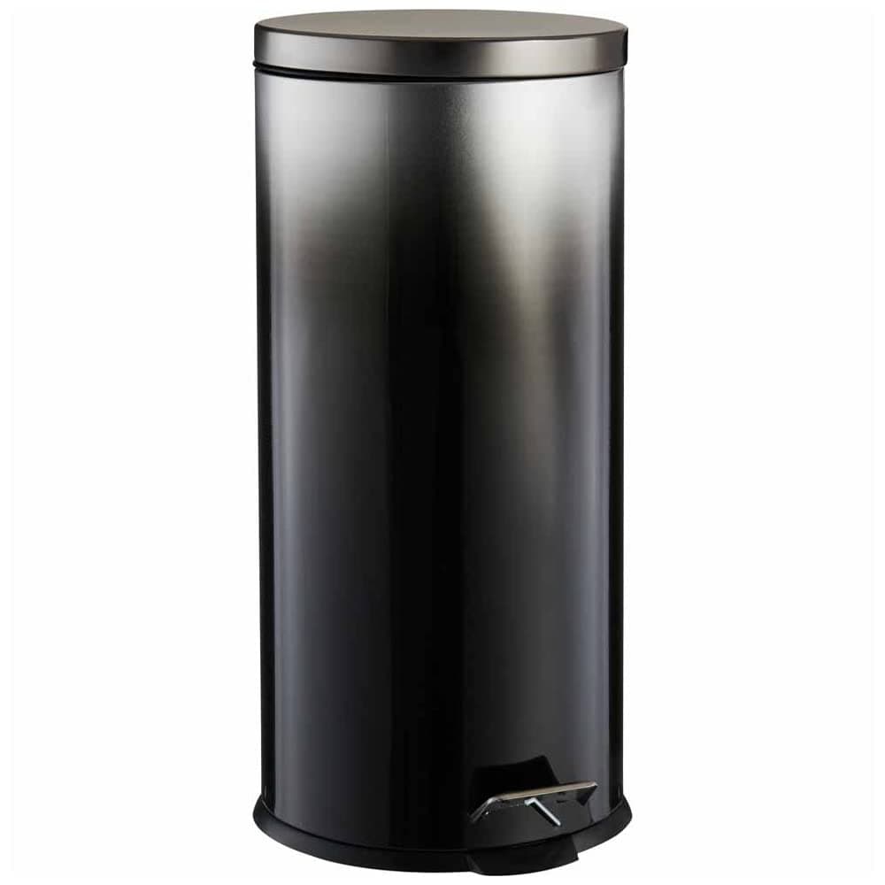 wilko ombre soft close pedal bin 30l, multi color empty inner bin, kitchen pedal bins, 65.0cm h x 29.0cm w x 29.0cm d
