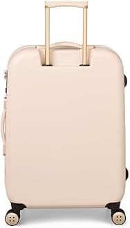 Ted Baker Women's Bell Fashion Lightweight Hardshell Spinner Luggage, Sand Dollar, Checked-Medium 27-Inch, Luggage