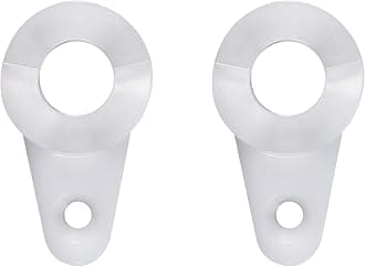 2 Pack of 240457701 Refrigerator Door Bottom Closer Plate Closing Cam, Replace Part # 240328001, 240407801, 241550101, 241550201