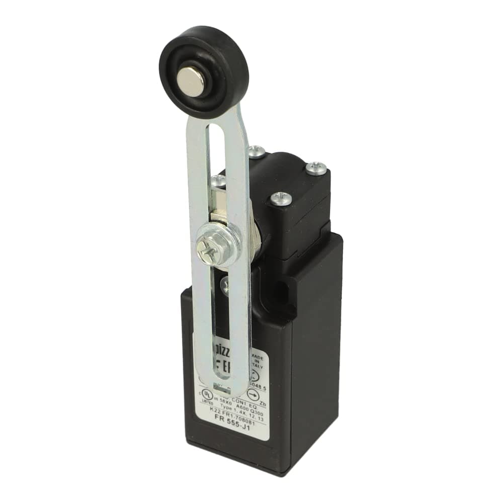 FR 555 | FR555 | PIZZATO LIMIT SWITCH WITH ADJUSTABLE ROLLER LEVER, PLASTIC, PG 13.5, 1NO 1NC FAST ACTION