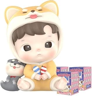 POP MART Hacipupu Growth Diary Series 3Boxes 2.5 inches Articulated Character Premium Design gifts for women Fan-Favorite blind box Collectible Toy Art Toy Action Figure
