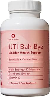 D-Mannose & Cranberry Tablets for Urinary Tract Infections | UTI Treatment for Women | Bladder and Cystitis Relief for Women | 60 Capsules