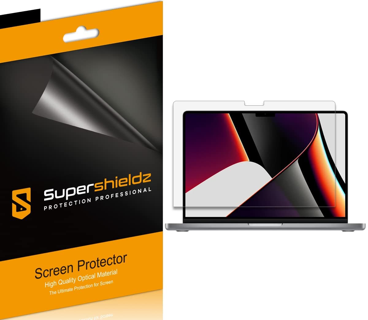 (3 Pack) Supershieldz Anti-Glare (Matte) Screen Protector Designed for MacBook Pro 14 inch (2021)