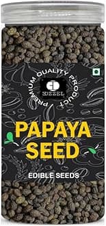 EDZZEL Natural Papaya Seeds 4 Oz / 113.40 Gram (Set Of 1)